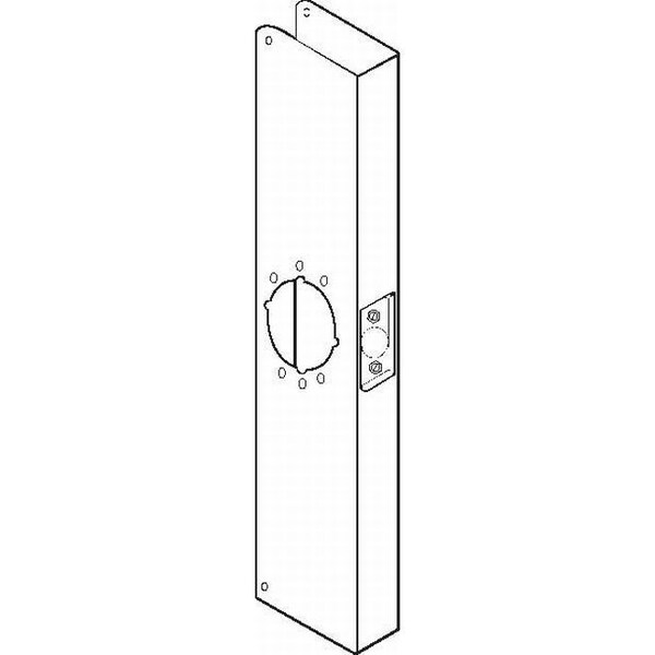 20" Classic Wrap Around with 2-3/4" Backset and 1-3/4" Door